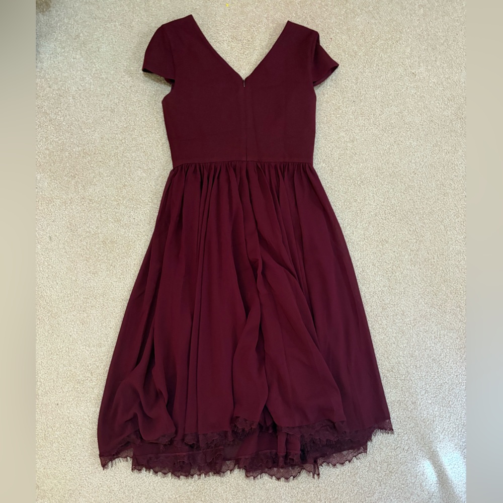 Corey Chiffon Fit & Flare Cocktail Dress- dress the population - Picture 4 of 5